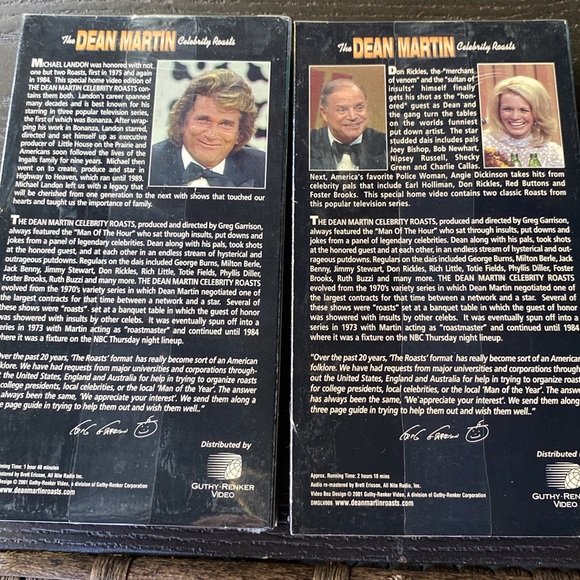 Dean Martin Celebrity Roasts ~ Michael Landon, Don Rickles and Angie Dickinson - Picture 2 of 6